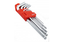 BALL END HEX KEY SET 9PCS 1.5 - 10MM