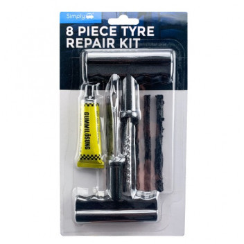 8-PIECE TYRE REPAIR KIT