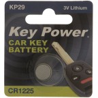Image for CAR KEYFOB BATTERY CR1225 LITHIUM 3V