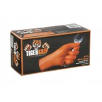 Image for TIGER GRIP ORANGE NITRILE GLOVES XL BOX 90