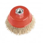 Image for BRASSED STEEL CUP BRUSH Ã˜100MM M14 X 2MM