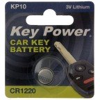 Image for CAR KEYFOB BATTERY CR1220 LITHIUM 3V
