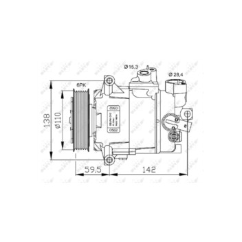 Image for Compressor (A/C)
