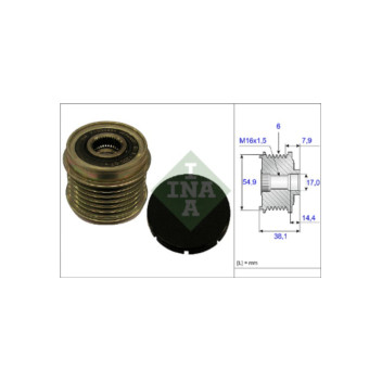 Image for Over-Running Alternator Pulley