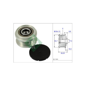 Image for Over-Running Alternator Pulley