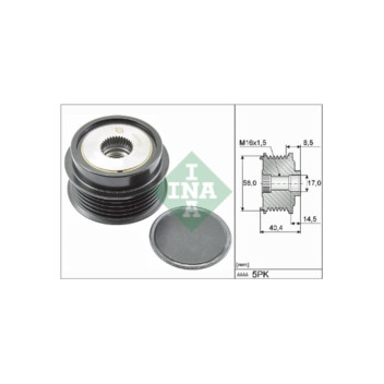 Image for Over-Running Alternator Pulley