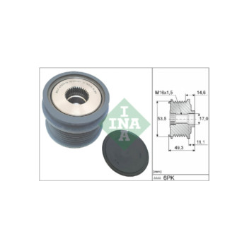 Image for Over-Running Alternator Pulley