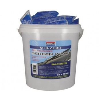 Image for SCREENWASH BUCKET 72 X 75ML SACHETS