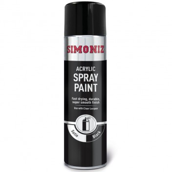 Image for SIMONIZ SATIN BLACK PAINT 500ML