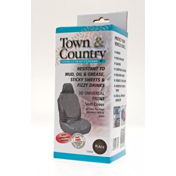 Image for 3D FRONT SEAT COVER BLACK
