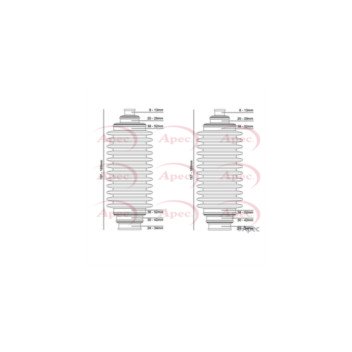 Image for Steering Rack Boot Kit