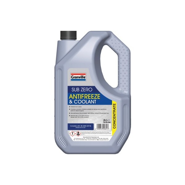 SUB ZERO BLUE ANTIFREEZE 5 LITRE image