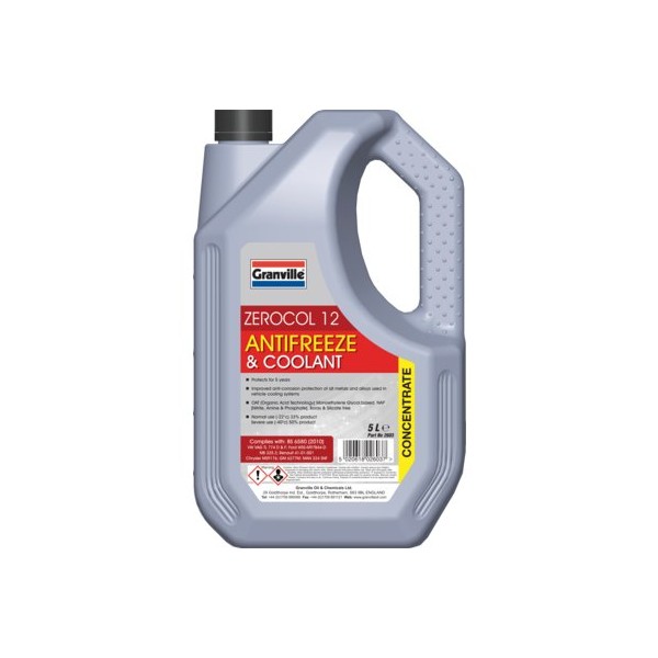 ZEROCOL 12 RED ANTIFREEZE 5 LITRE image
